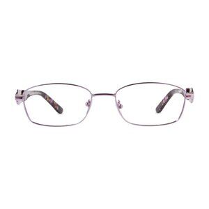 Lady M Collection AMELIA Eyeglasses Frame 51-17-135 Lilac with Rhinestones